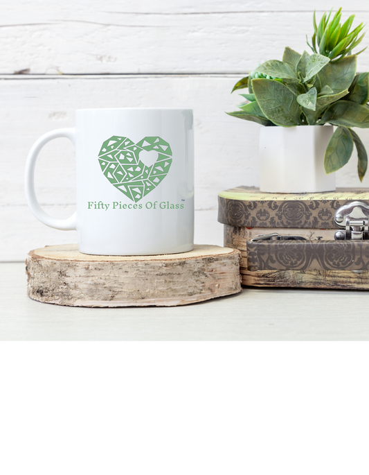 Fifty Pieces Of Glass™ Empowerment Mug – Curated for Women Who Carry It All